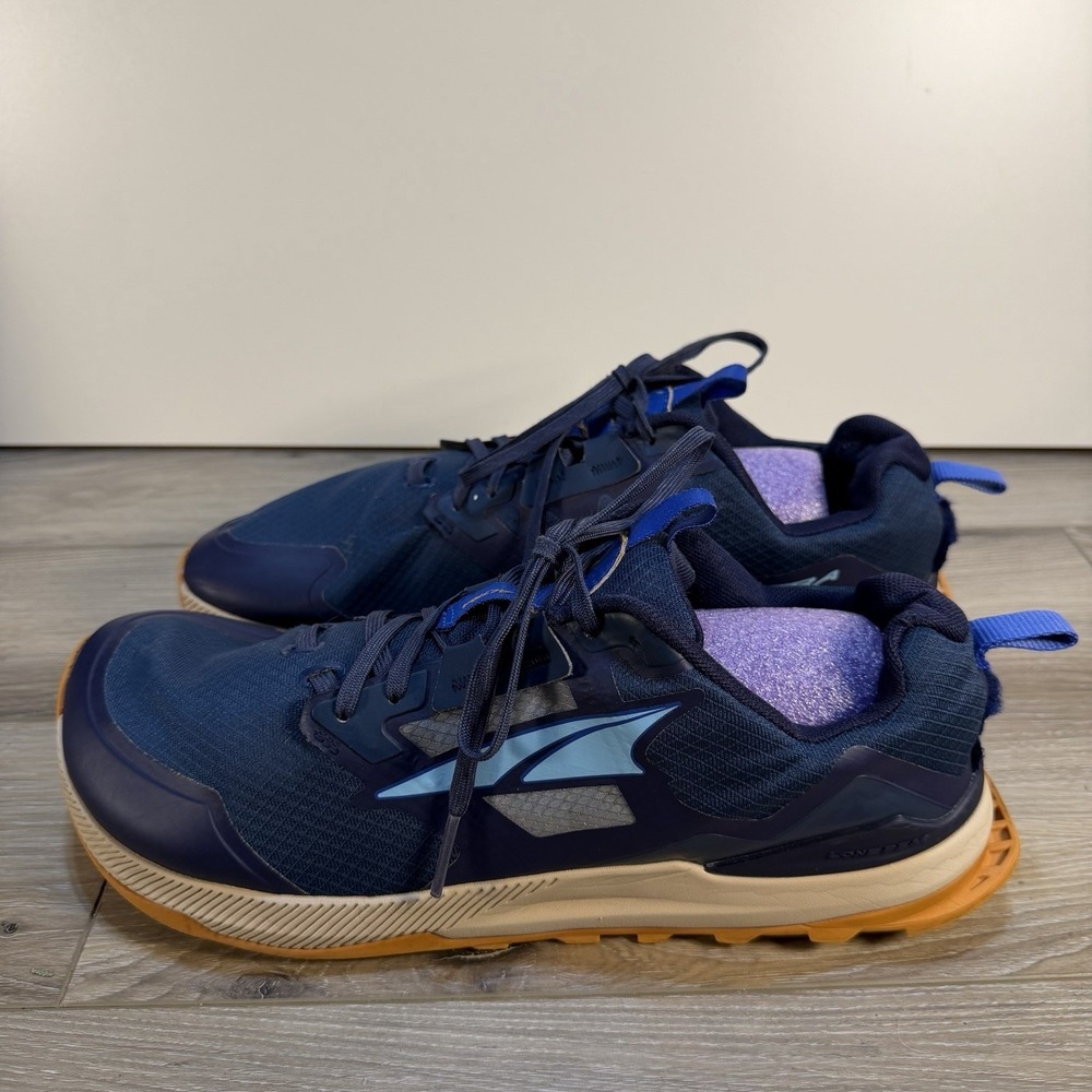 Altra Lone Peak 7 Trail Running Hiking Shoes Sneakers Navy Blue Mens Size 11